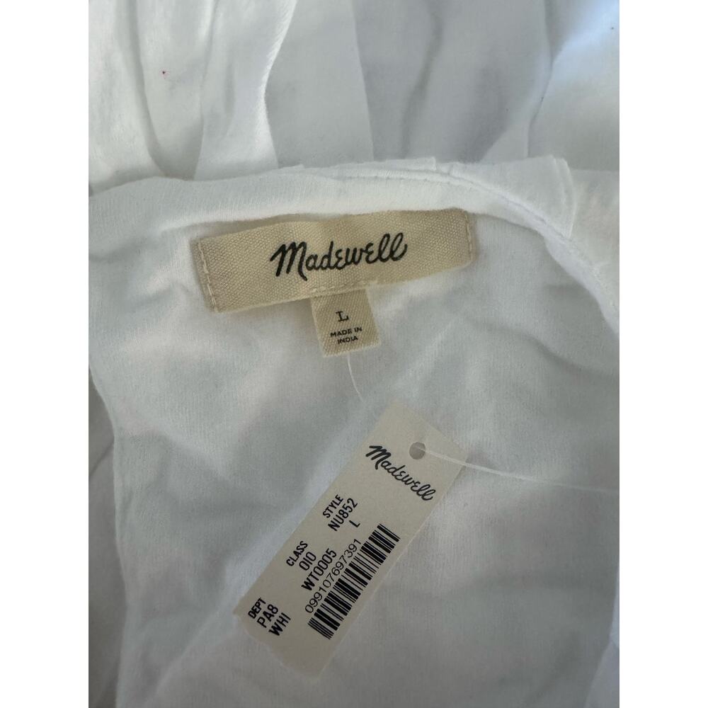 NWT Madewell Sleeveless Crewneck Bubble Top Size L - Picture 6 of 8